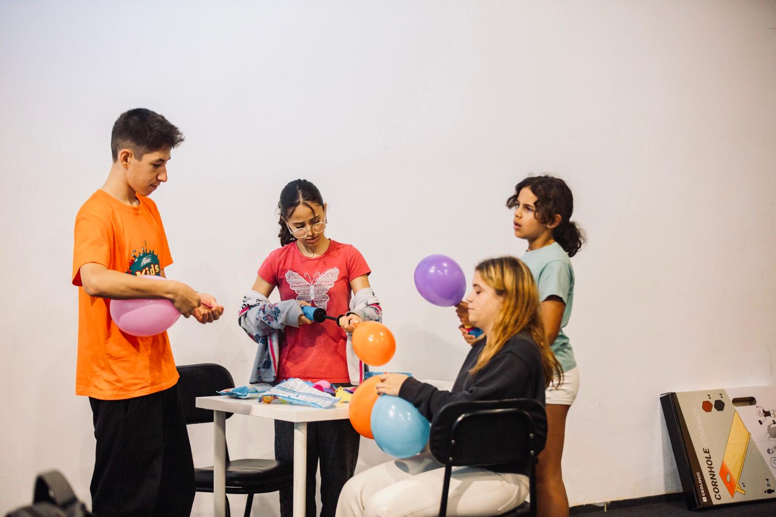 kids party - voluntários